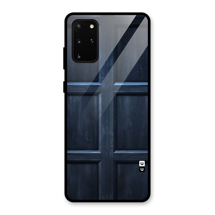Blue Door Design Glass Back Case for Galaxy S20 Plus