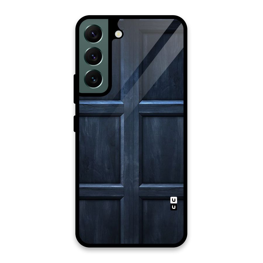 Blue Door Design Glass Back Case for Galaxy S22 5G