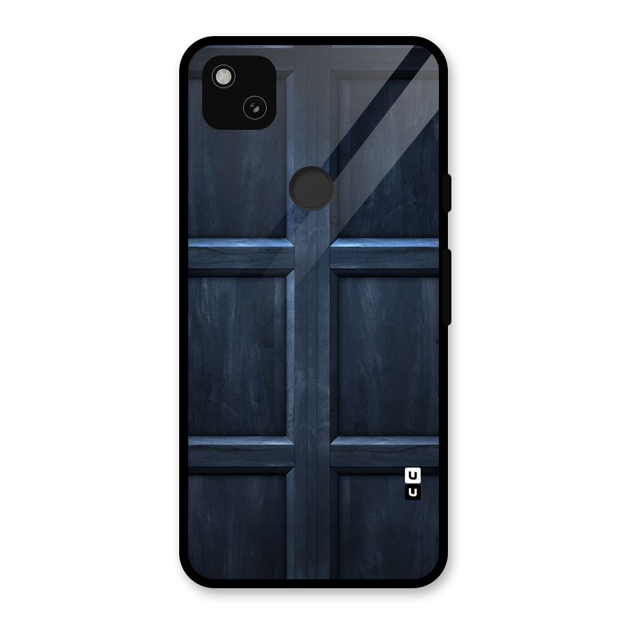 Blue Door Design Glass Back Case for Google Pixel 4a