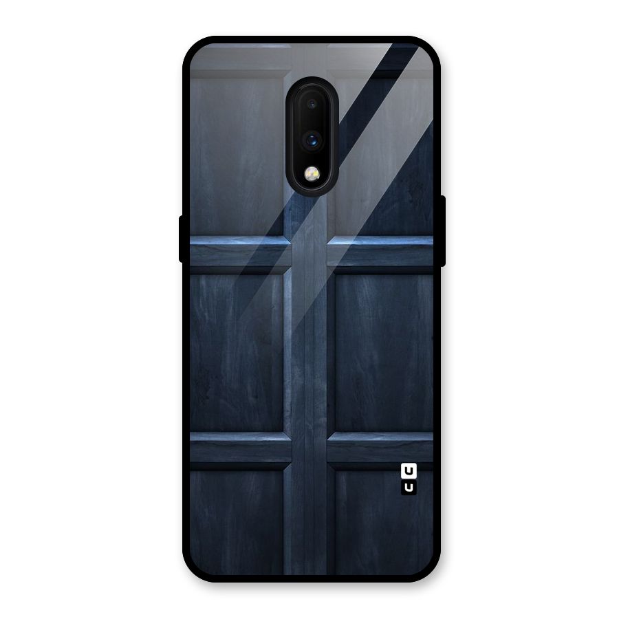 Blue Door Design Glass Back Case for OnePlus 7
