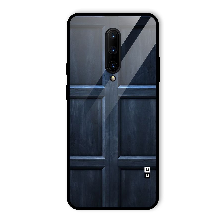Blue Door Design Glass Back Case for OnePlus 7 Pro