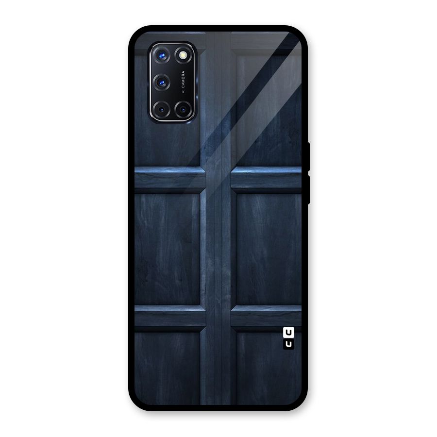 Blue Door Design Glass Back Case for Oppo A52