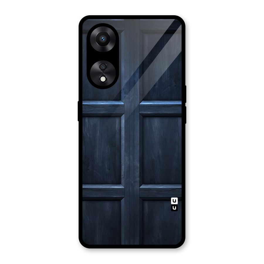 Blue Door Design Glass Back Case for Oppo A78