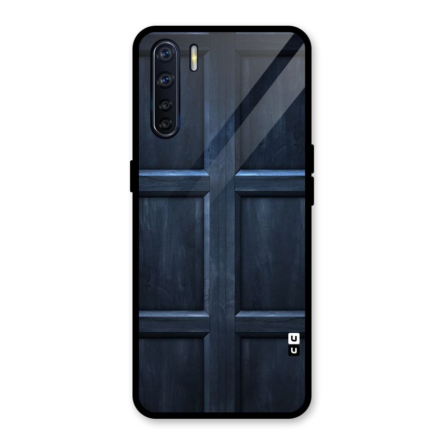 Blue Door Design Glass Back Case for Oppo F15