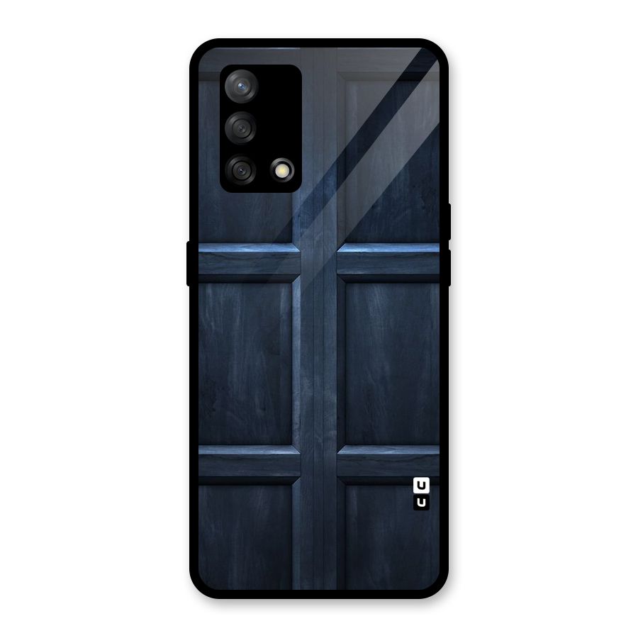 Blue Door Design Glass Back Case for Oppo F19