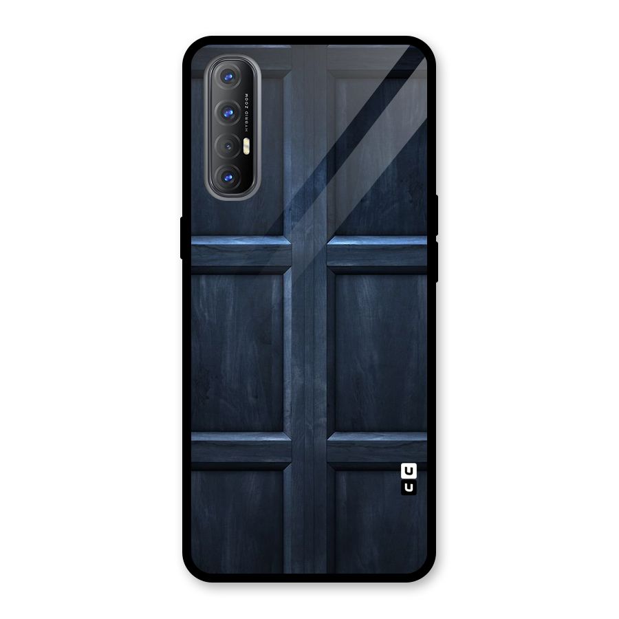 Blue Door Design Glass Back Case for Oppo Reno3 Pro