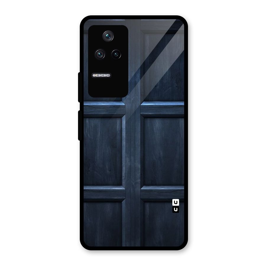 Blue Door Design Glass Back Case for Poco F4 5G