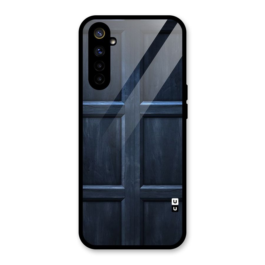 Blue Door Design Glass Back Case for Realme 6i