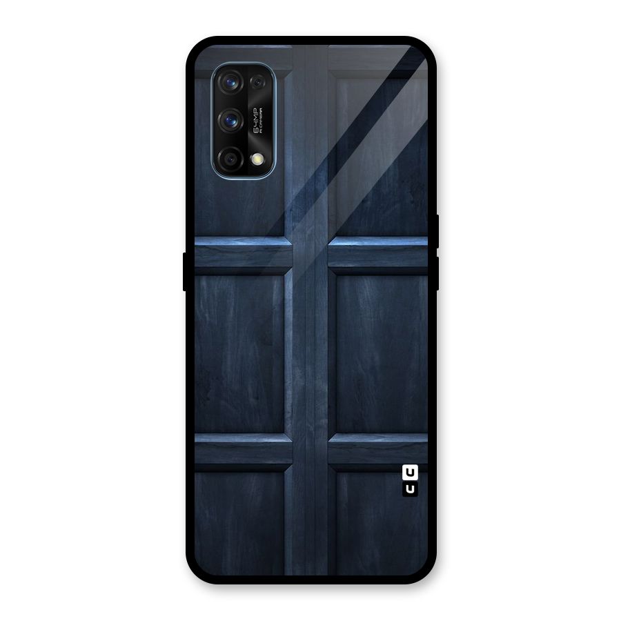 Blue Door Design Glass Back Case for Realme 7 Pro