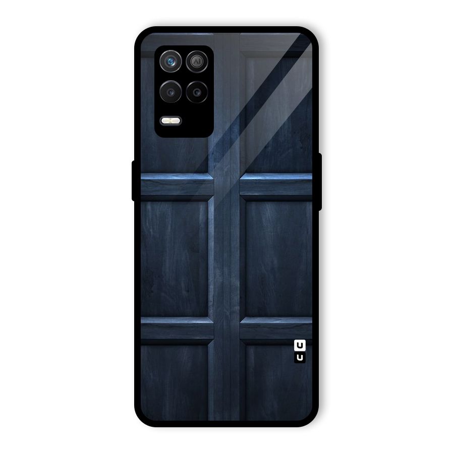 Blue Door Design Glass Back Case for Realme 8 5G