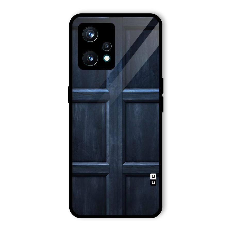 Blue Door Design Glass Back Case for Realme 9 Pro Plus 5G