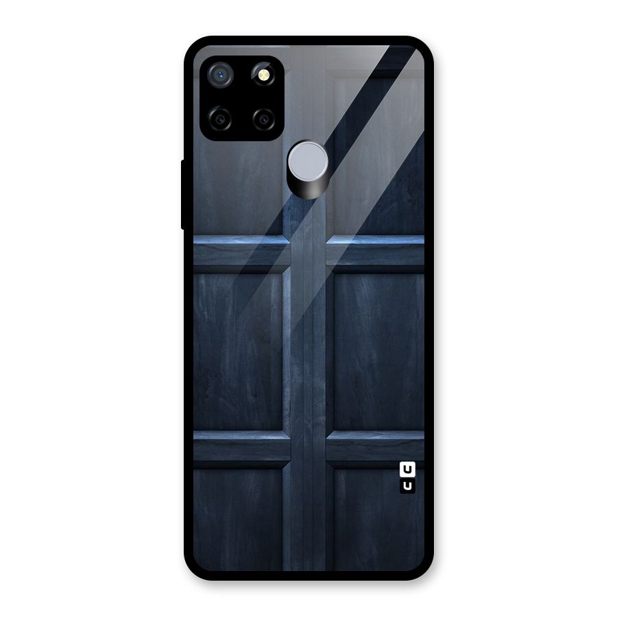 Blue Door Design Glass Back Case for Realme C15