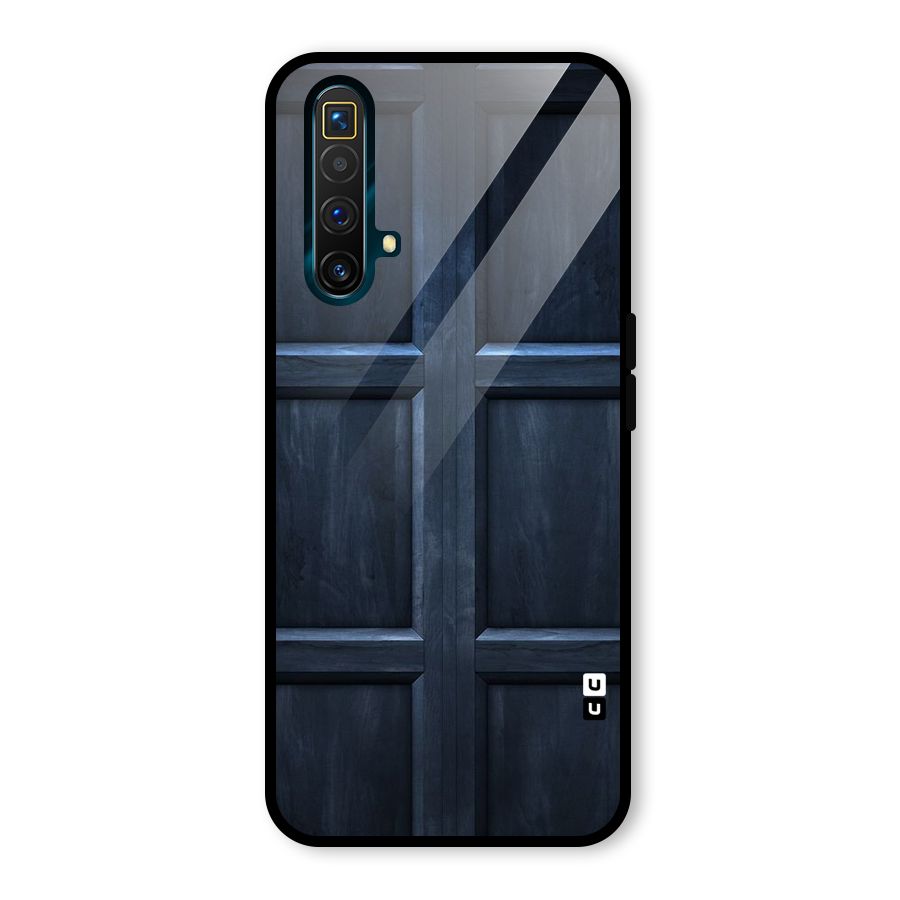 Blue Door Design Glass Back Case for Realme X3