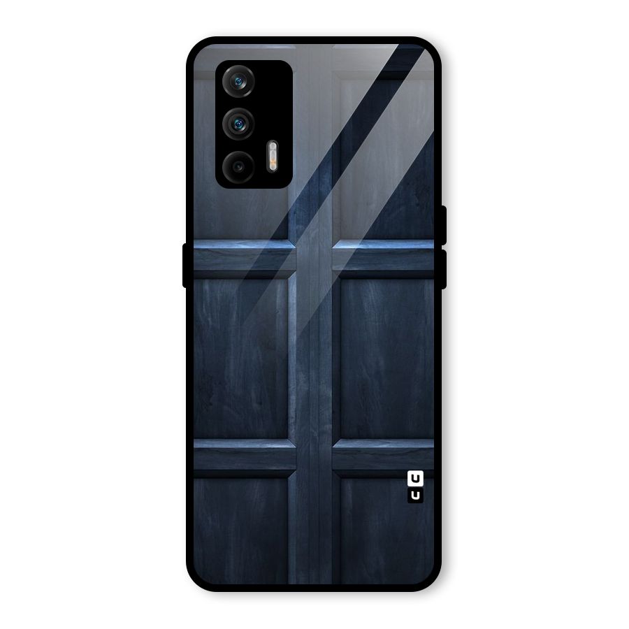 Blue Door Design Glass Back Case for Realme X7 Max