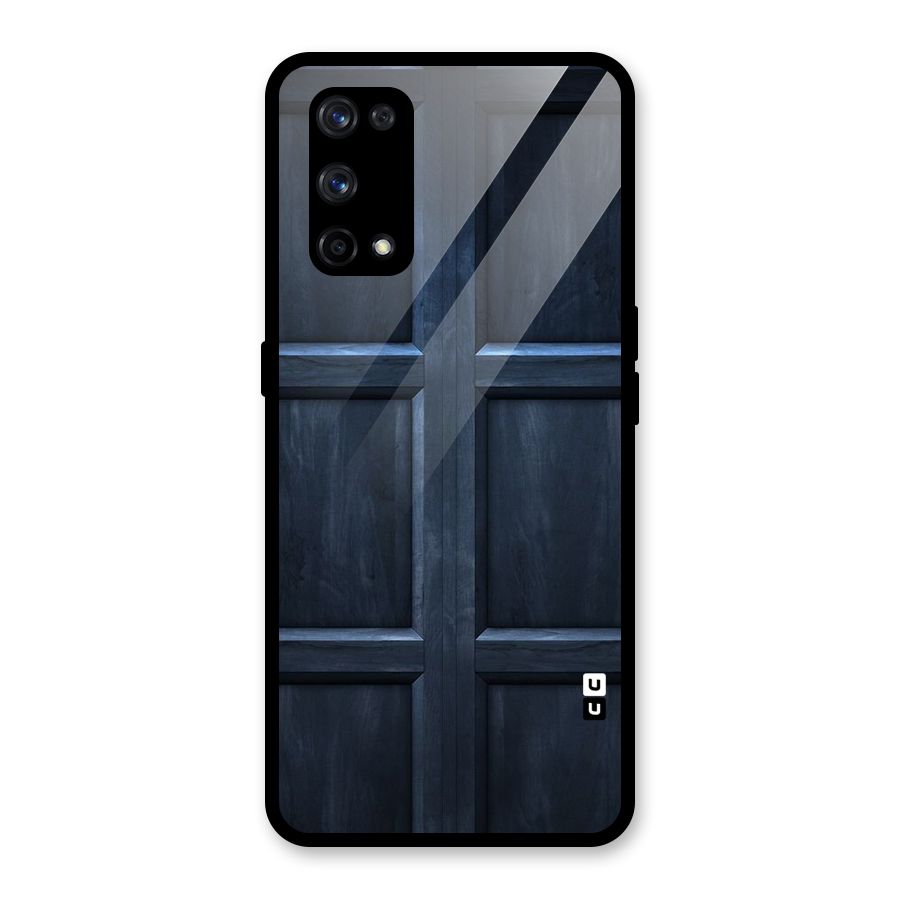 Blue Door Design Glass Back Case for Realme X7 Pro