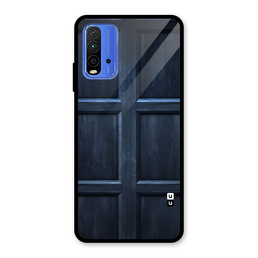Blue Door Design Glass Back Case for Redmi 9 Power