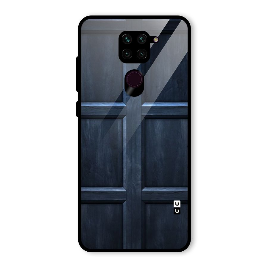 Blue Door Design Glass Back Case for Redmi Note 9