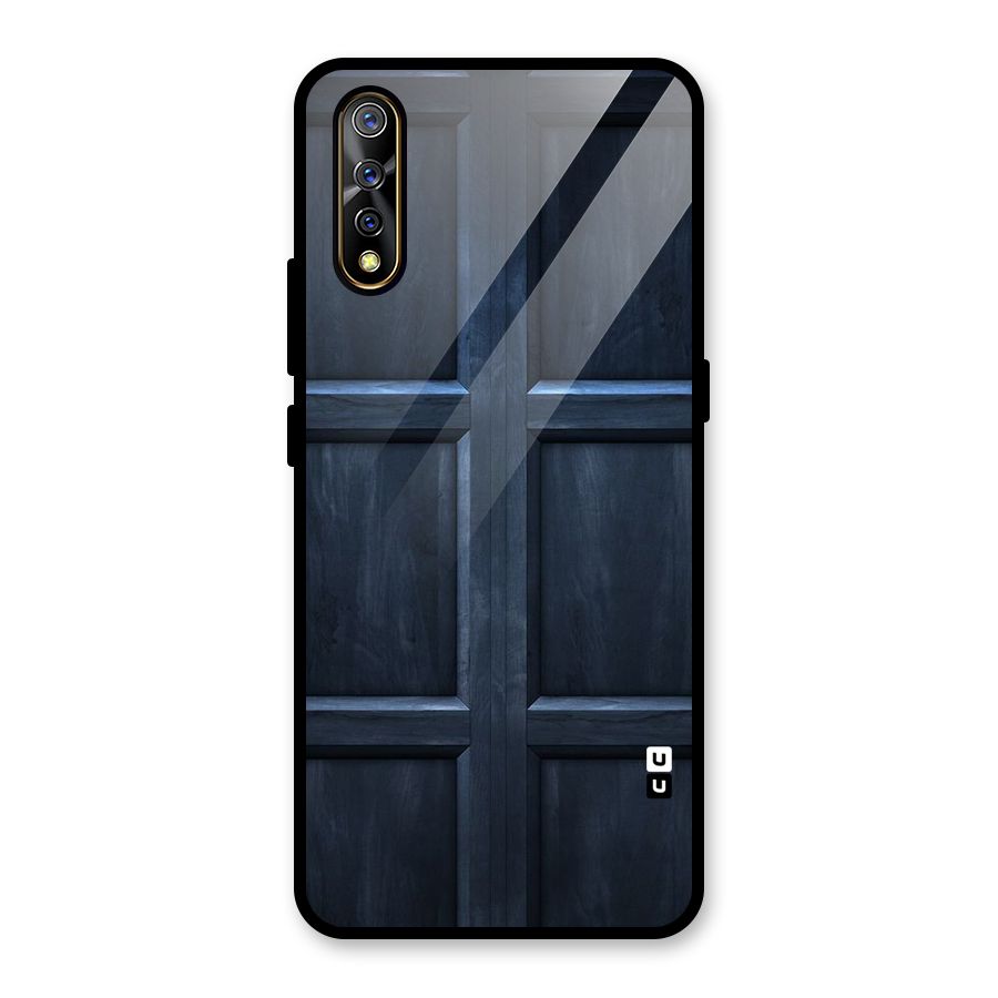 Blue Door Design Glass Back Case for Vivo S1