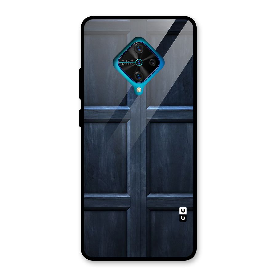 Blue Door Design Glass Back Case for Vivo S1 Pro