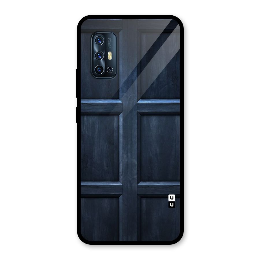 Blue Door Design Glass Back Case for Vivo V17