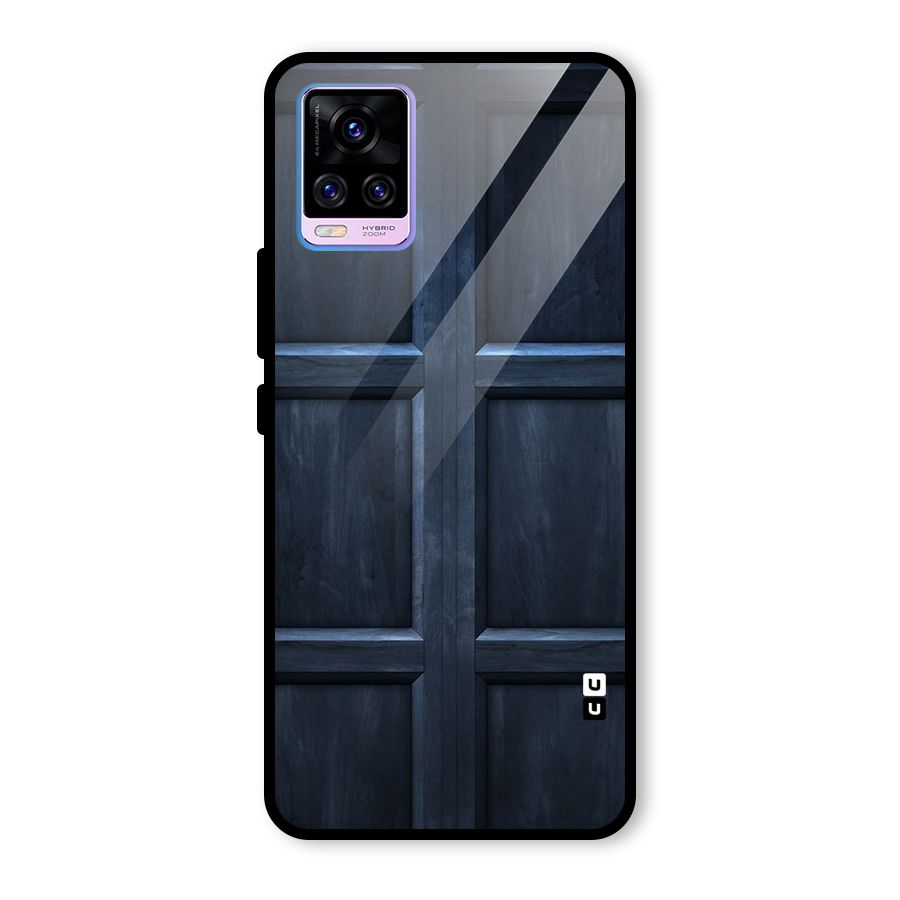 Blue Door Design Glass Back Case for Vivo V20 Pro