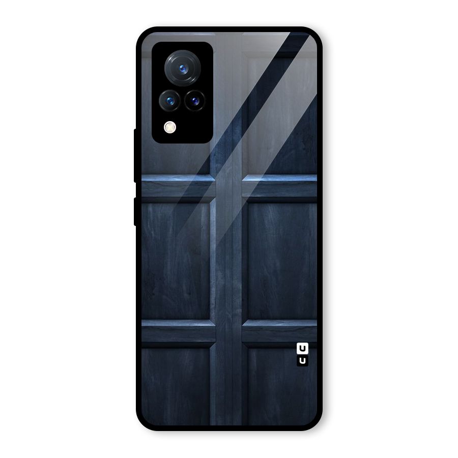 Blue Door Design Glass Back Case for Vivo V21 5G