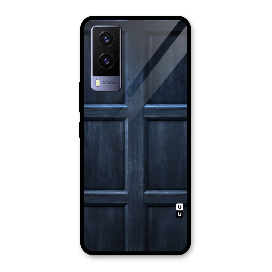 Blue Door Design Glass Back Case for Vivo V21e 5G