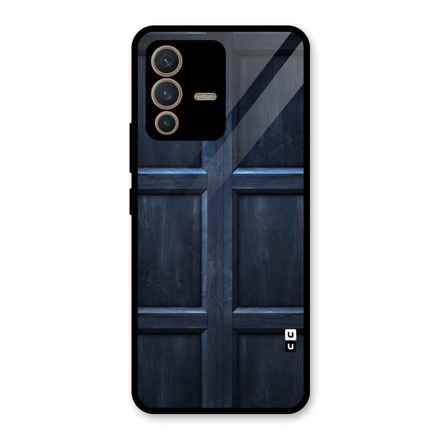 Blue Door Design Glass Back Case for Vivo V23 5G