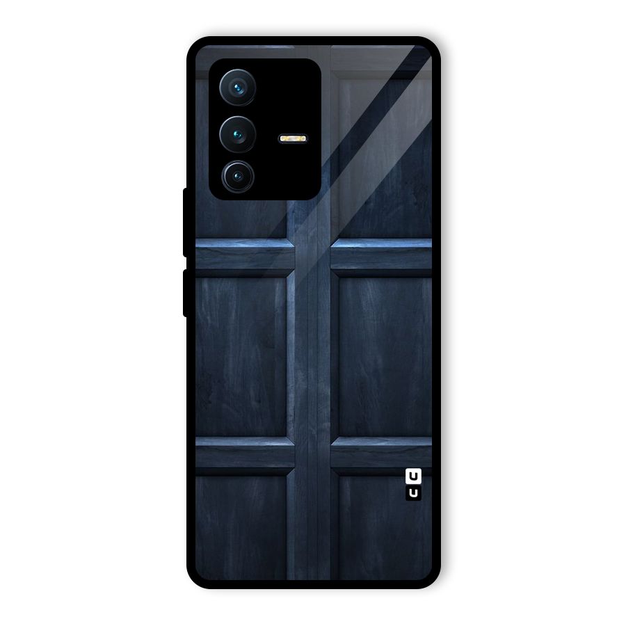 Blue Door Design Glass Back Case for Vivo V23 Pro