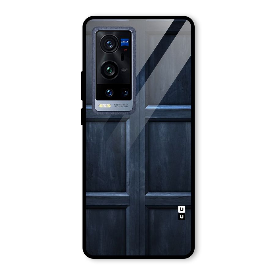 Blue Door Design Glass Back Case for Vivo X60 Pro Plus