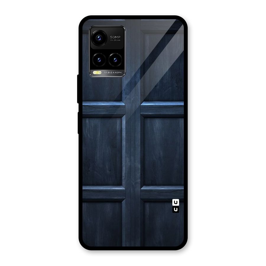 Blue Door Design Glass Back Case for Vivo Y21A