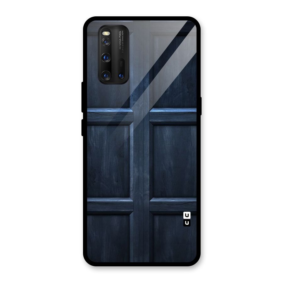 Blue Door Design Glass Back Case for Vivo iQOO 3