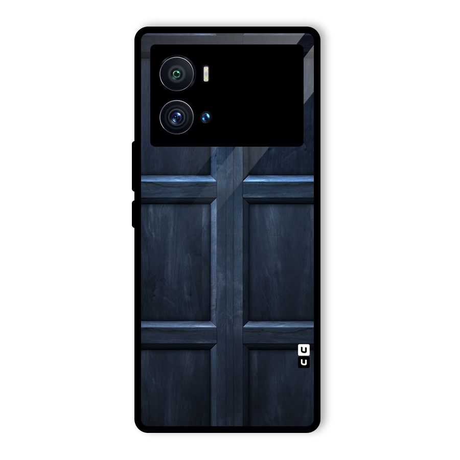 Blue Door Design Glass Back Case for Vivo iQOO 9 Pro