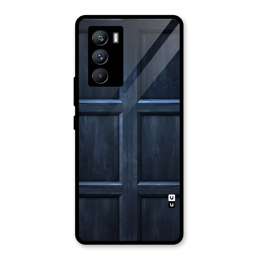Blue Door Design Glass Back Case for Vivo iQOO 9 SE