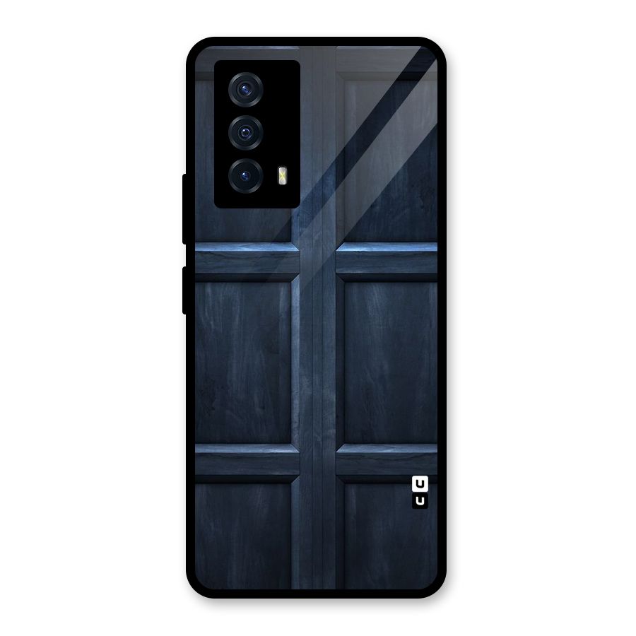Blue Door Design Glass Back Case for Vivo iQOO Z5