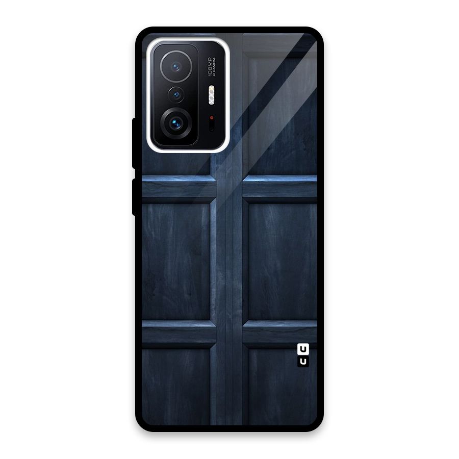 Blue Door Design Glass Back Case for Xiaomi 11T Pro