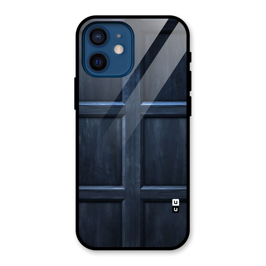 Blue Door Design Glass Back Case for iPhone 12 Mini