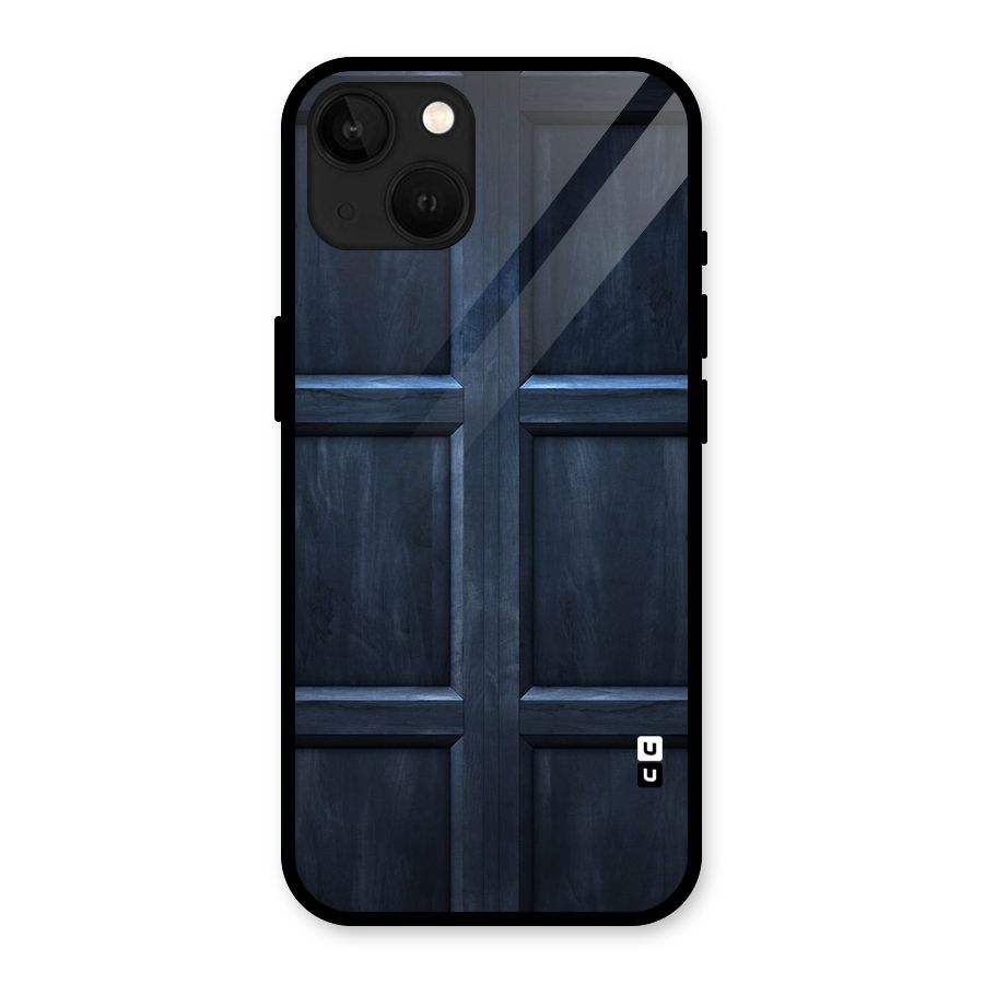 Blue Door Design Glass Back Case for iPhone 13