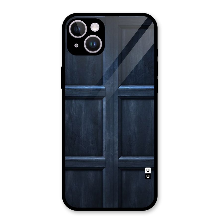 Blue Door Design Glass Back Case for iPhone 14 Plus