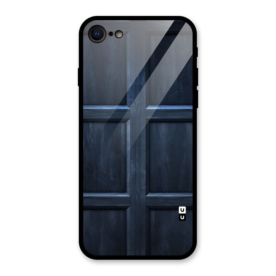 Blue Door Design Glass Back Case for iPhone SE 2022