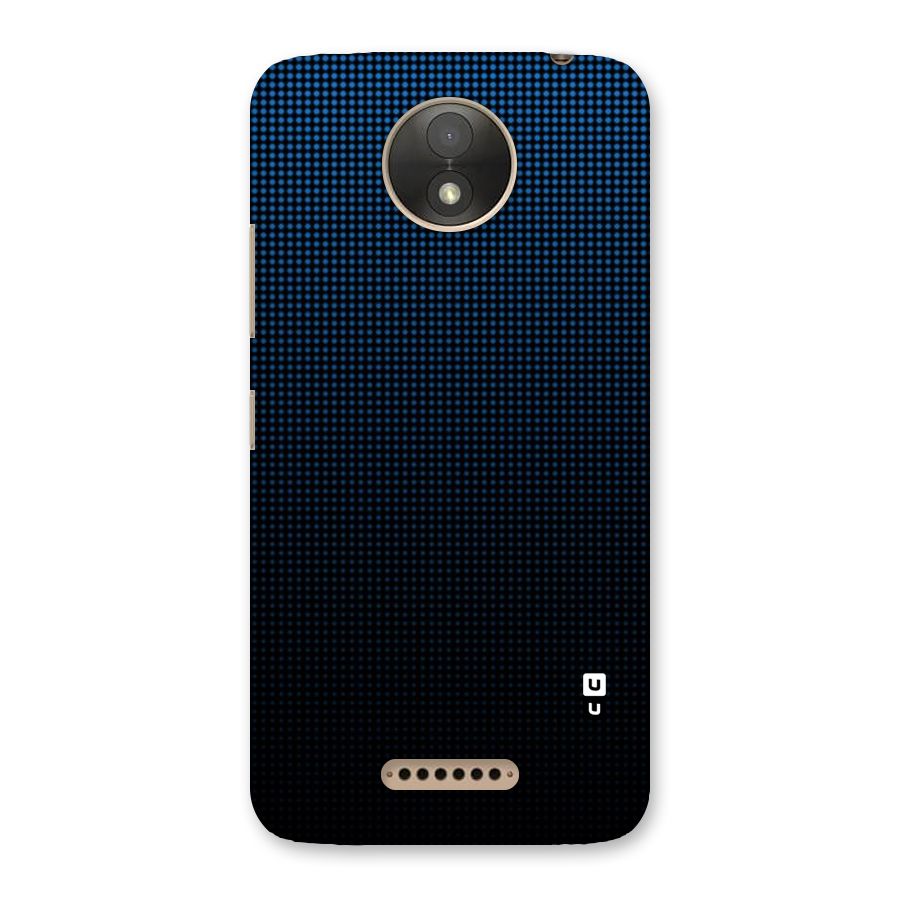 Blue Dots Shades Back Case for Moto C Plus