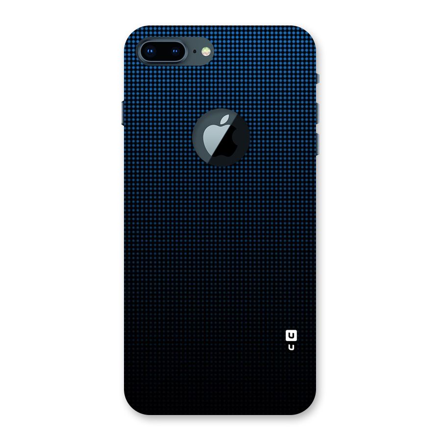 Blue Dots Shades Back Case for iPhone 7 Plus Logo Cut