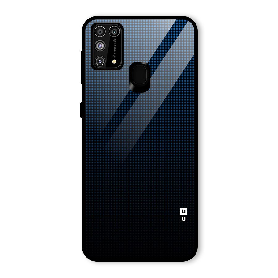 Blue Dots Shades Glass Back Case for Galaxy F41