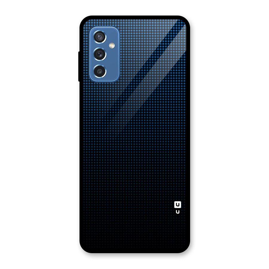 Blue Dots Shades Glass Back Case for Galaxy M52 5G
