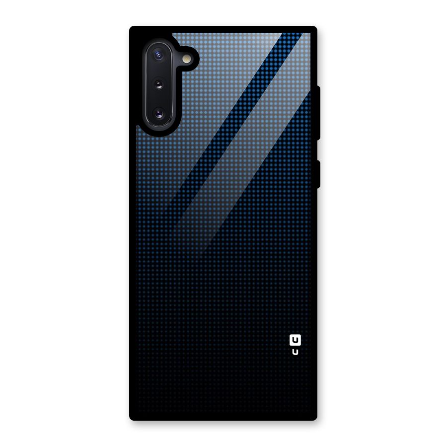Blue Dots Shades Glass Back Case for Galaxy Note 10