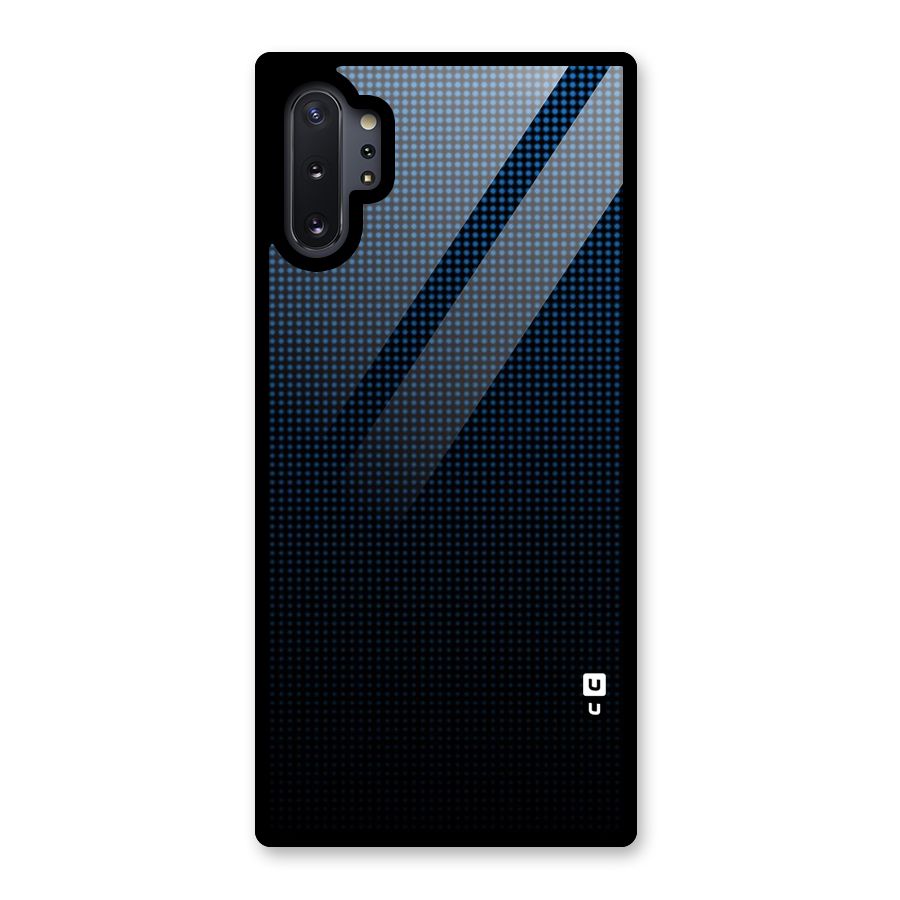 Blue Dots Shades Glass Back Case for Galaxy Note 10 Plus