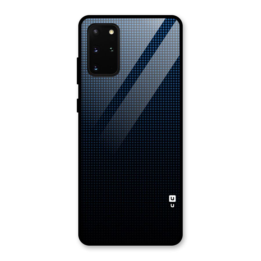 Blue Dots Shades Glass Back Case for Galaxy S20 Plus
