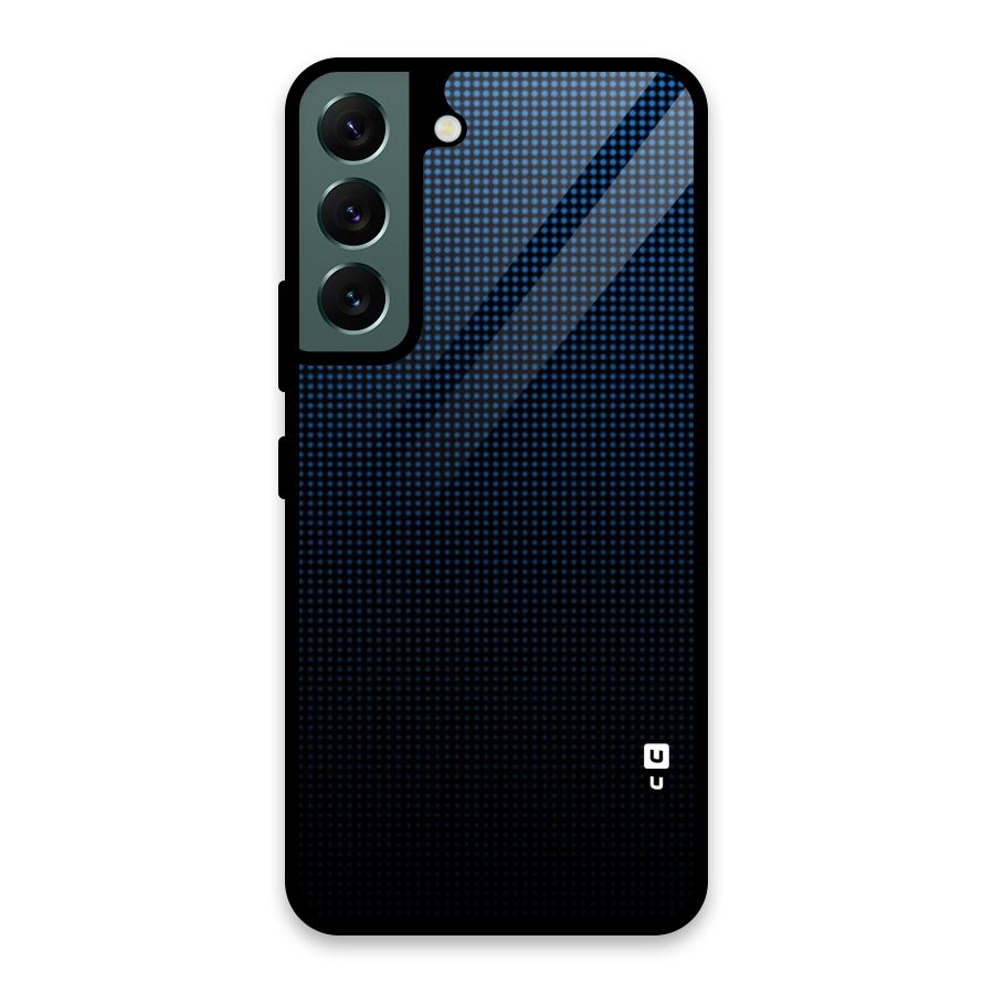 Blue Dots Shades Glass Back Case for Galaxy S22 5G