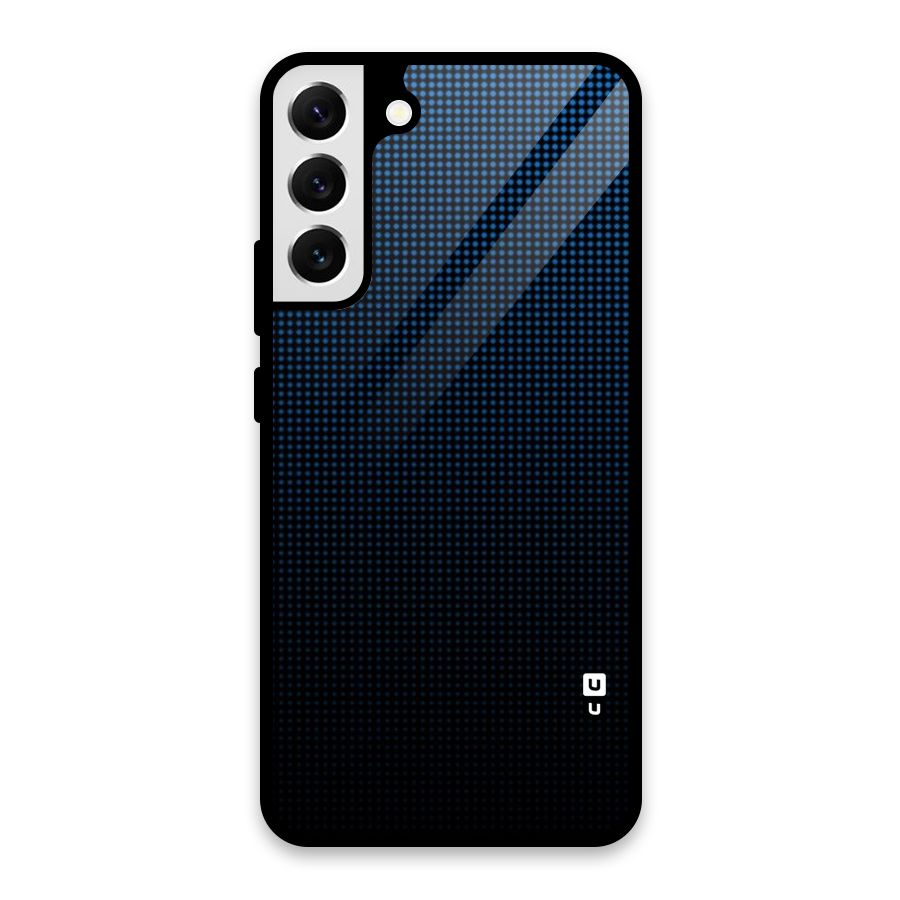 Blue Dots Shades Glass Back Case for Galaxy S22 Plus 5G