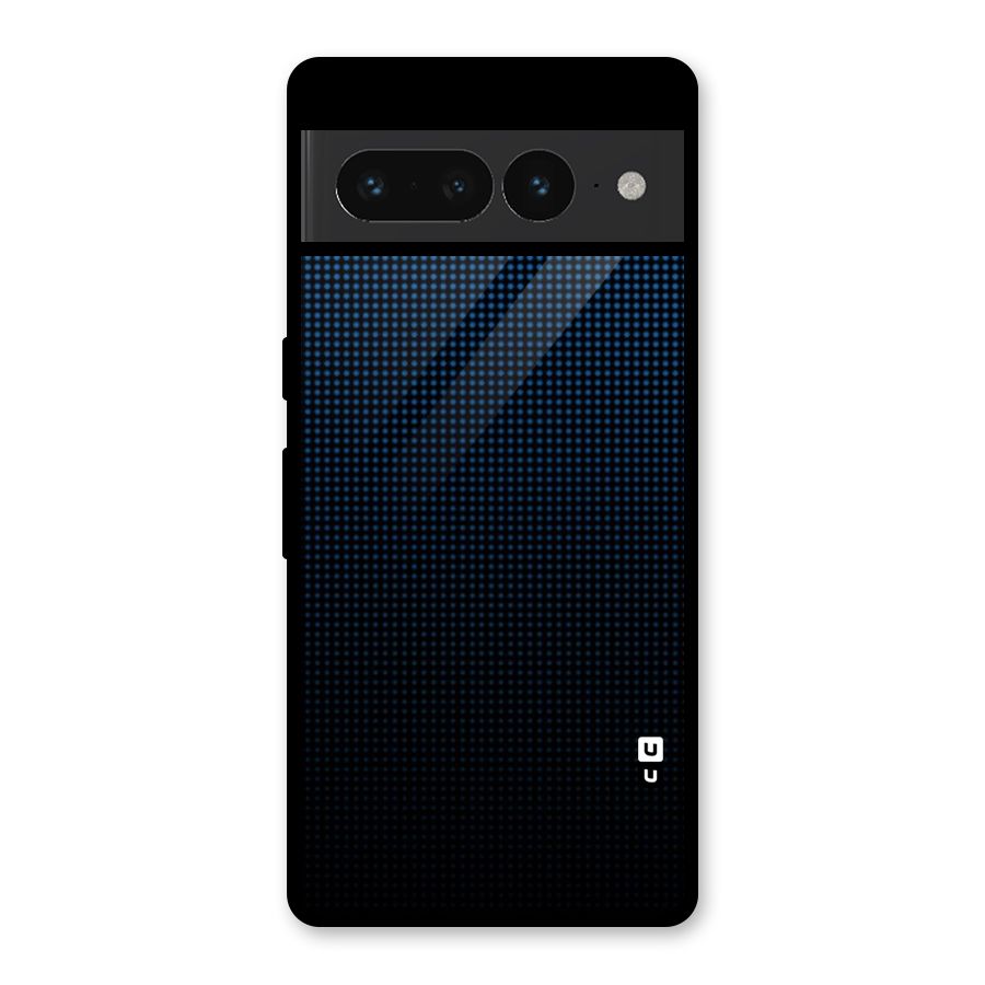 Blue Dots Shades Glass Back Case for Google Pixel 7 Pro
